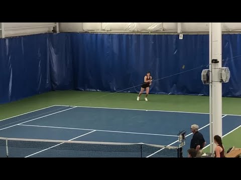 Watch now: Montana’s Rosie Sterk competes in her winning singles match