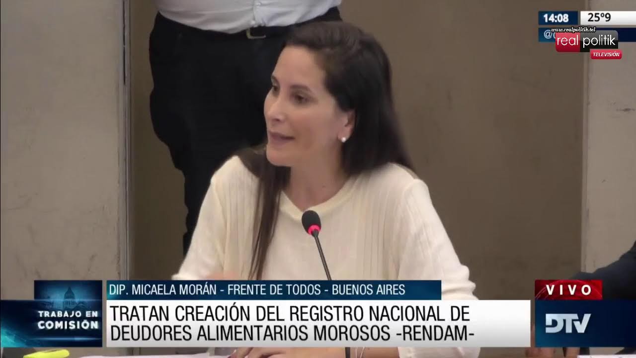 Diputados debatió la creación del Registro Nacional de Deudores Alimentarios