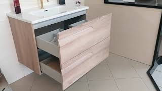 Mobile bagno effetto legno chiaro 80 cm. Made in Siviglia Spagna