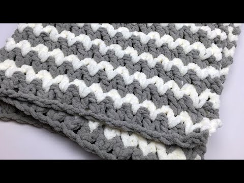 Left Hand Crochet for Beginners Baby Blanket Pattern The Crochet Crowd