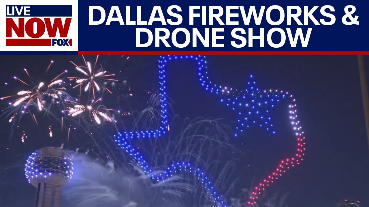New Years Eve in Dallas: Fireworks and drone show