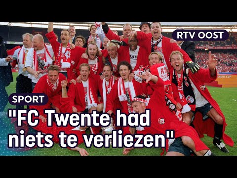 Sjaak Polak (FC Twente) door 35.000 Tukkers gesteund in KNVB Beker 2001 | RTV Oost