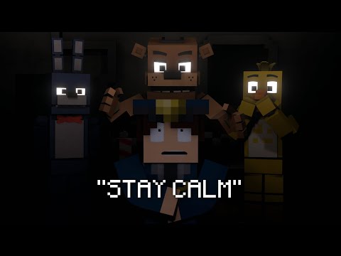 "Stay Calm - Remix" | FNaF Minecraft Music Video (Song by Fandroid & Shadrow)