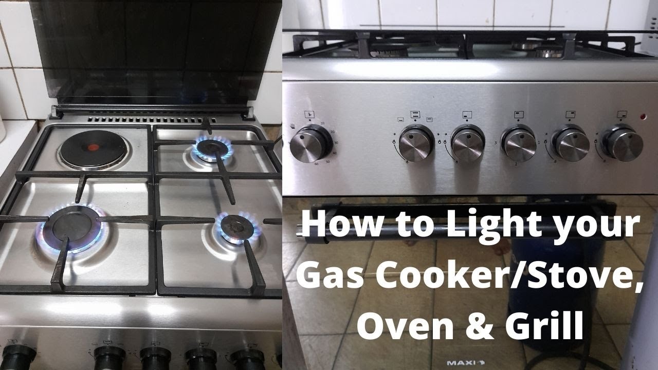 HOW TO LIGHT A GAS STOVE & OVEN |TURN ON GAS AND ELECTRIC COOKER | BAKE WITH GAS OVEN | MIKA 3G +1E