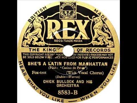 Chick Bullock - She's A Latin From Manhattan (Chick Bullock)