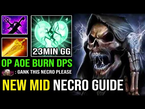 How to Carry Mid Necrophos 2022 Against Invoker | EZ 23Min GG Radiance Burn DPS Instant 1 Shot DotA
