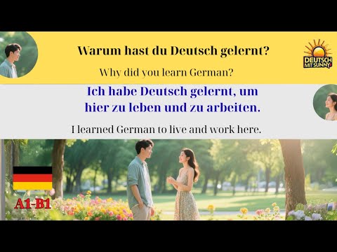 150 Fragen & Antworten auf Deutsch A2–B1 #deutschlernen #deutschfüranfänger #learngerman