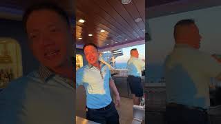 Dean Sings for us on Quantum of the Seas Cruise Ship