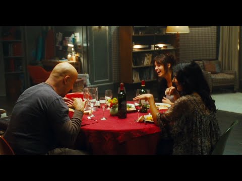 From Paris With Love (2010) - Dinner Waiting Call Rose Gun Fight scene