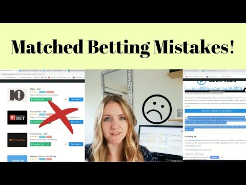 Matched Betting Diary #2 Mistakes! Don't Copy Me