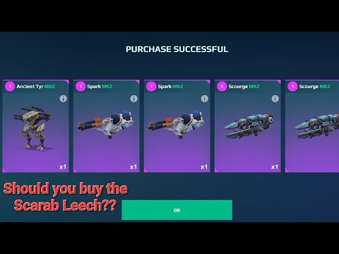 Should you buy the Scarab Leech with four Wasps in War Robots?