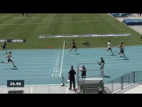 2014 Vic Schools Champs. Boys 200m Hurdles