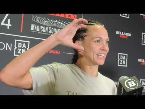 HEATHER HARDY STOPPED IN THE FIRST ROUND, GROUND AND POUND, IN BELLATOR MMA