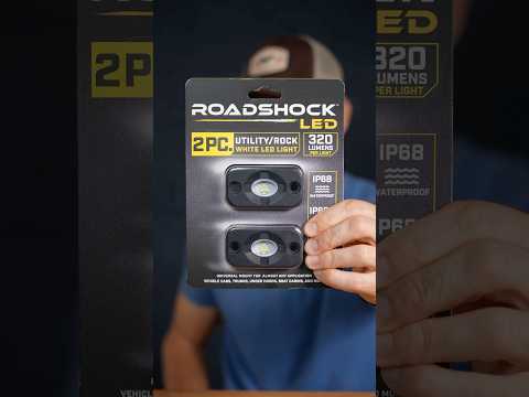 Harbor Freight ROADSHOCK LED Utility Rock Lights!! #ledLights #harborFreight #offRoadLights