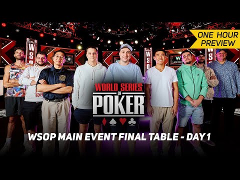 WSOP Main Event Final Table Day 1 [1-Hour Preview]