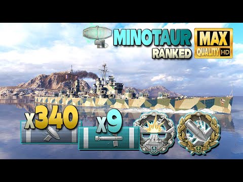 Cruiser Minotaur: Last hope in Ranked - World of Warships