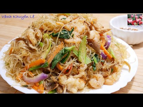 Miến xào tôm