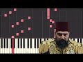 Payitaht Abdulhamid Easy Piano by Lotfy | السلطان عبد الحميد