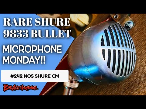 Best Blues Harmonica Microphones | Shure Bullet Mic Satin Chrome - Microphone Monday 242
