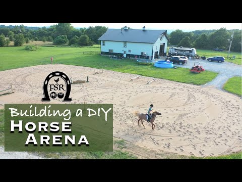 Building our DIY Horse Arena at the Ranch, From Scratch