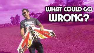 What happens when a COMPLETE BEGINNER flies a HIGH SPEED FPV wing