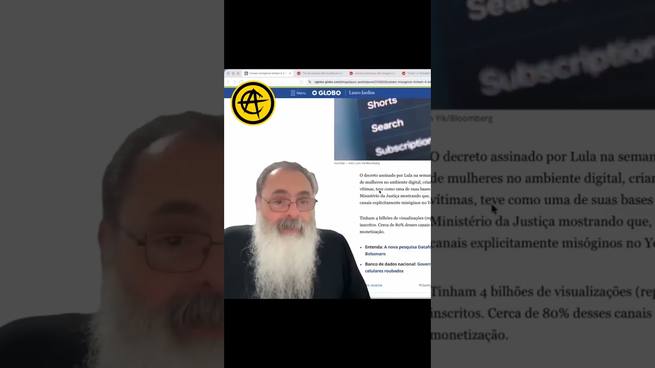 CANAIS REDPILL tem MUITO mais VISUALIZAÇÕES que JORNAIS TRADICIONAIS BRASILEIROS