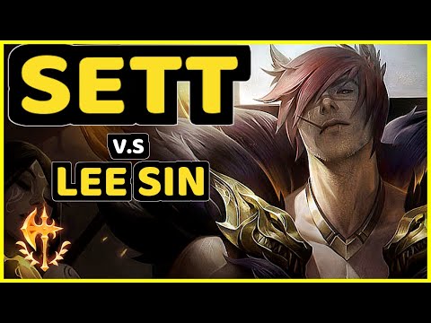 FERCHU (SETT) vs LEE SIN - JUNGLE GAMEPLAY - BR Ranked DIAMOND