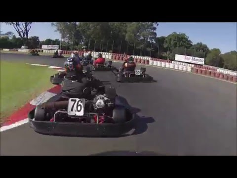 Campeonato Kart CKC 3º Etapa - SanMarino Traçado 6 - Leves - Piloto Douglas Sapupo Junior