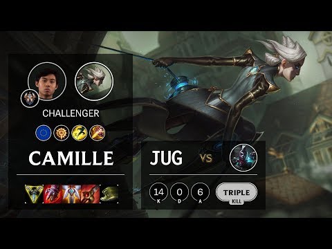 Camille Jungle vs Ekko - EUW Challenger Patch 10.7