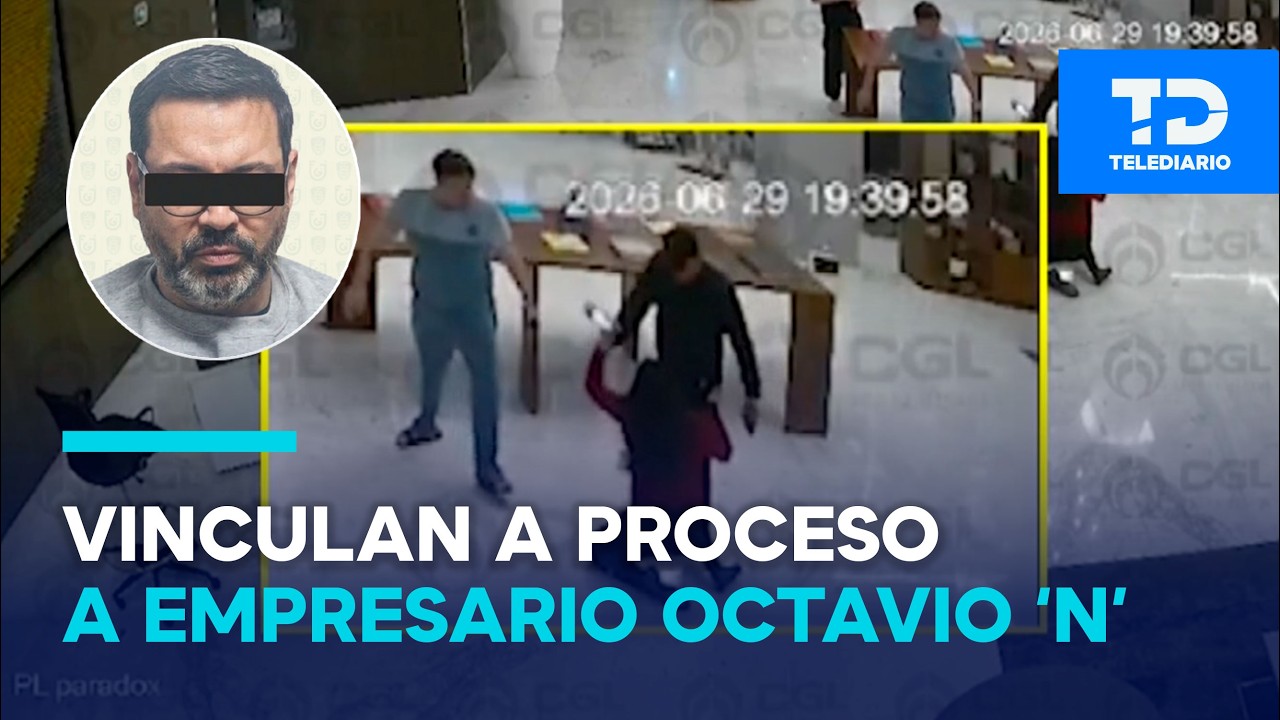 Vinculan a proceso a Octavio 'N', empresario que golpeó a recepcionista en Santa Fe