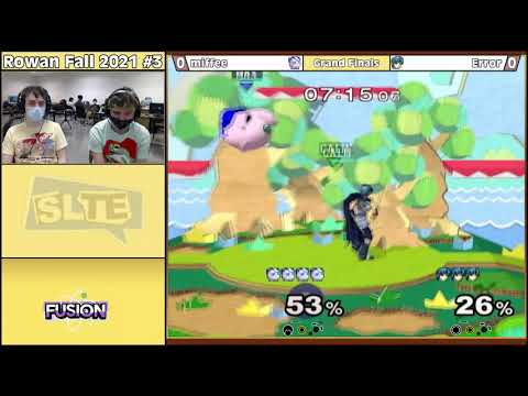 Rowan Fall 2021 #3: Miffee (Puff) Vs. Error (Marth) - Grand Finals