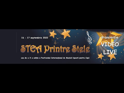 Festivalului Internaţional de Muzică Uşoară pentru Copii “STEA printre stele” – a X-a ediţie