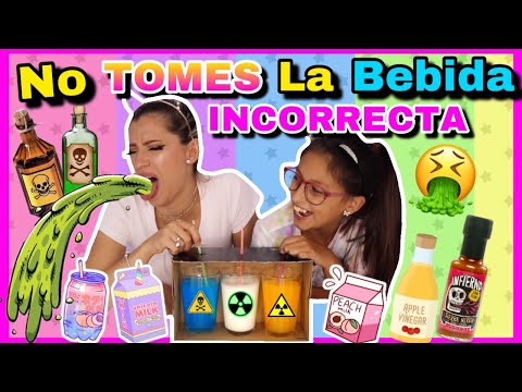 NO TOMES LA BEBIDA INCORRECTA | RETO CON MI HIJASTRA | NatyGloss