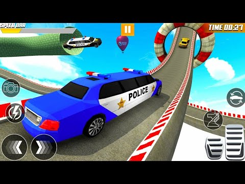 Police Limo Car Stunts GT Racing - Ramp Car Stunt #4 - Android Gameplay