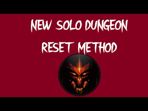 DIABLO 4 - NEW SOLO DUNGEON RESET METHOD - XP FARM BOOST