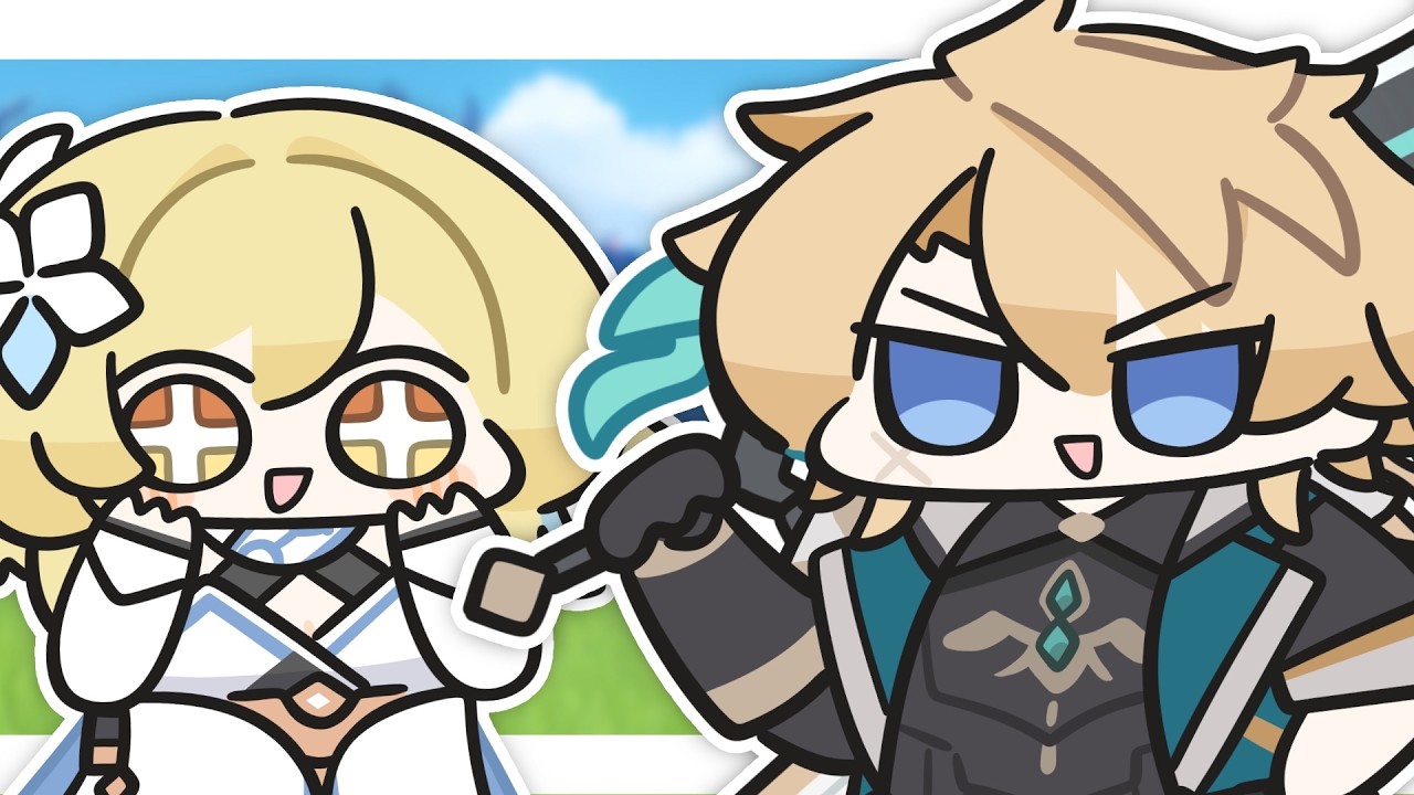 【原神】ファルカの二刀流に憧れる旅人