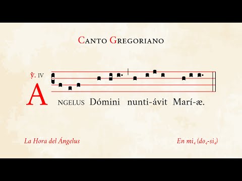 Sung "Angelus" – Gregorian Chant
