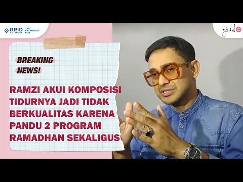 Kembali Pandu 2 Program Ramadan, Ramzi Akui Komposisi Tidurnya Jadi Tidak Berkualitas