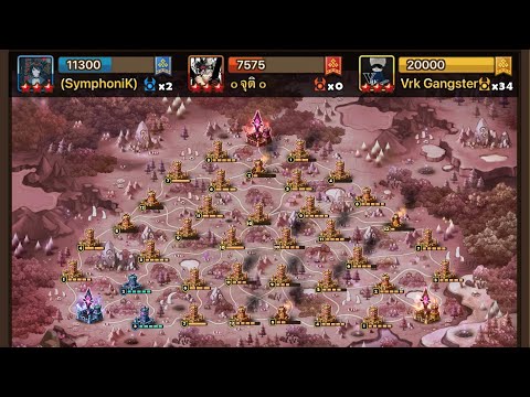 High G3 Siege War! (SymphoniK) vs ๐ จุติ ๐ vs Vrk Gangster - Summoners War