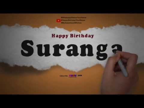 Happy Birthday Suranga | Whatsapp Status Suranga