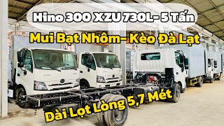 Hino 300 5 Tấn Mui Bạt Nhôm | Hino Sài Gòn báo giá xe tải Hino 300 5 Tấn Mui Bạt Nhôm Sàn Inox 2025