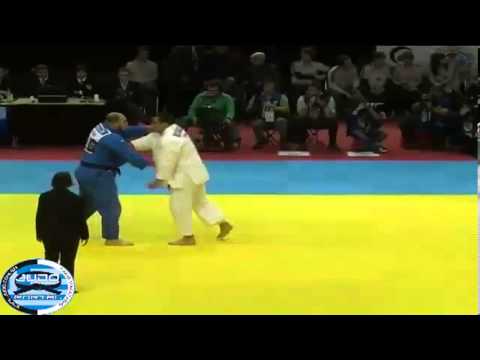 Judo Grand Prix Dusseldorf 2013 Bronze o100kg MOURA David (BRA) - JABALLAH Faicel (TUN)