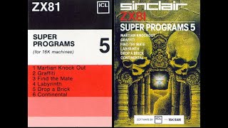 Super Programs 5 for the ZX81