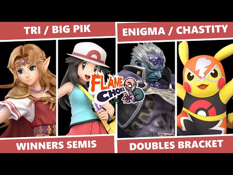 Flame Choke 19: Winners Semis - Tri/BIG PIK Vs Enigma/Chastity SSBU Doubles