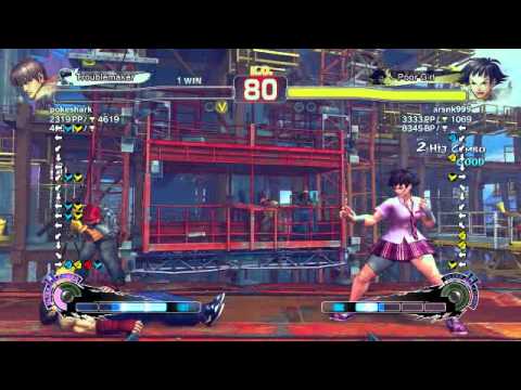SSF4 AE PC - pokeshark (Guy) vs arsnk999 (Makoto)