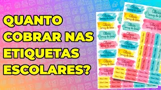 School Labels 2026 - DON'T GET THE PRICE WRONG - Specification for quick printing!