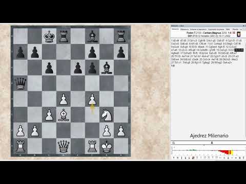 Magnus Carlsen vs T. Fodor  - 15-11-2002 - Ajedrez Milenario