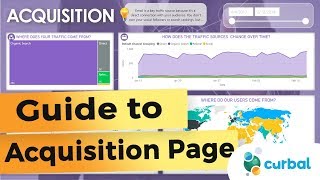 Guide to the Acquisition Page in the Google Analytics Template App