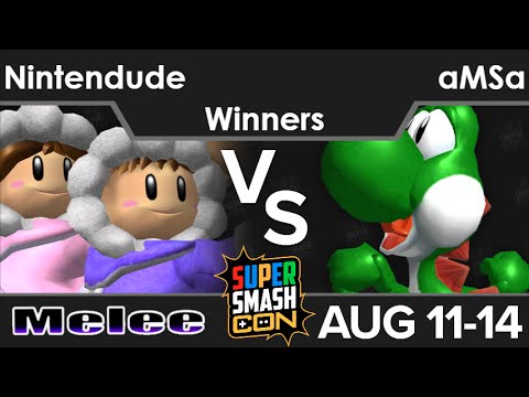 SSC16  - SPY | Nintendude (ICs) vs VGBC | aMSa (Yoshi) Winners - Melee