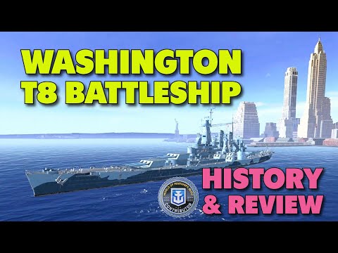 Blitz Pass Ship: Tier 8 Washington Battleship - World of Warships Blitz